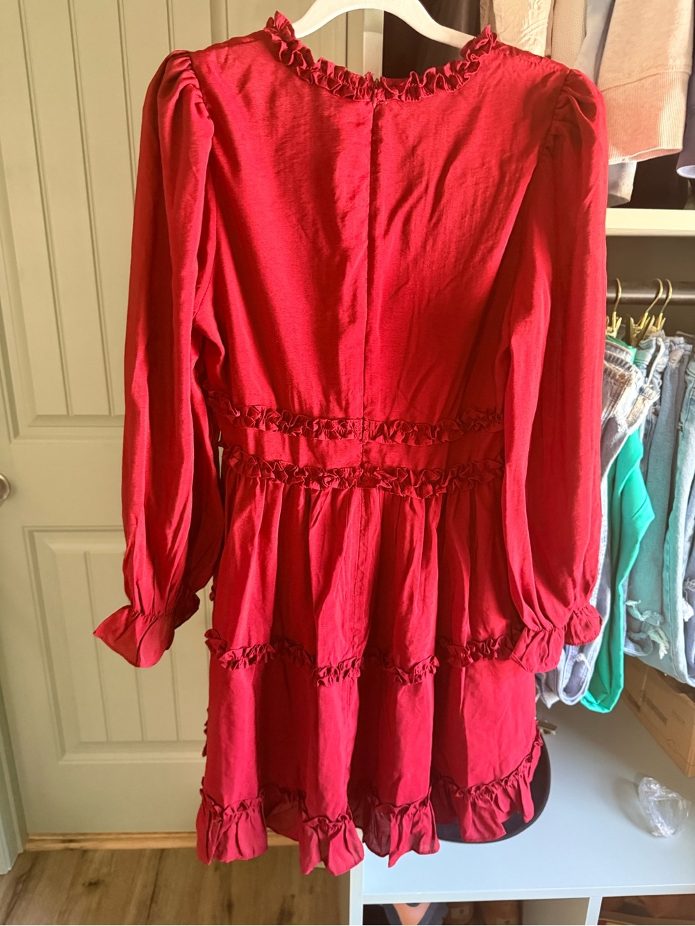 Free the Roses Ruffle Detail Mini Dress - Picture 3 of 5